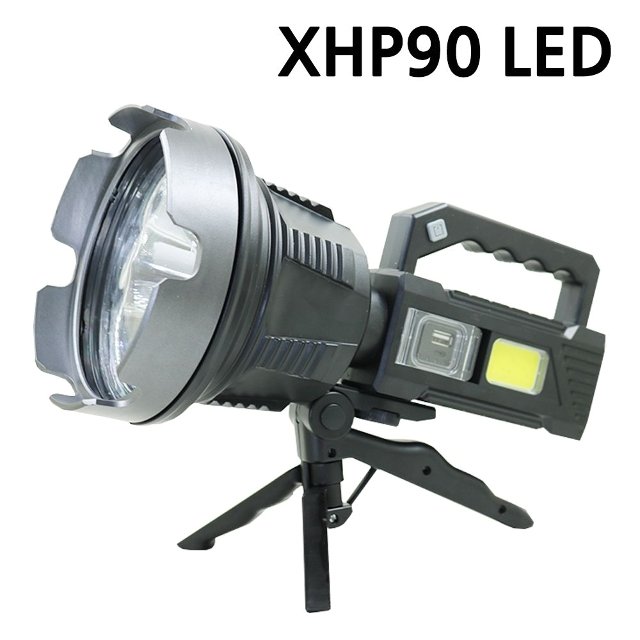 XHP90 LED 충전식 랜턴 손전등 후레쉬 서치라이트 (W907B05)