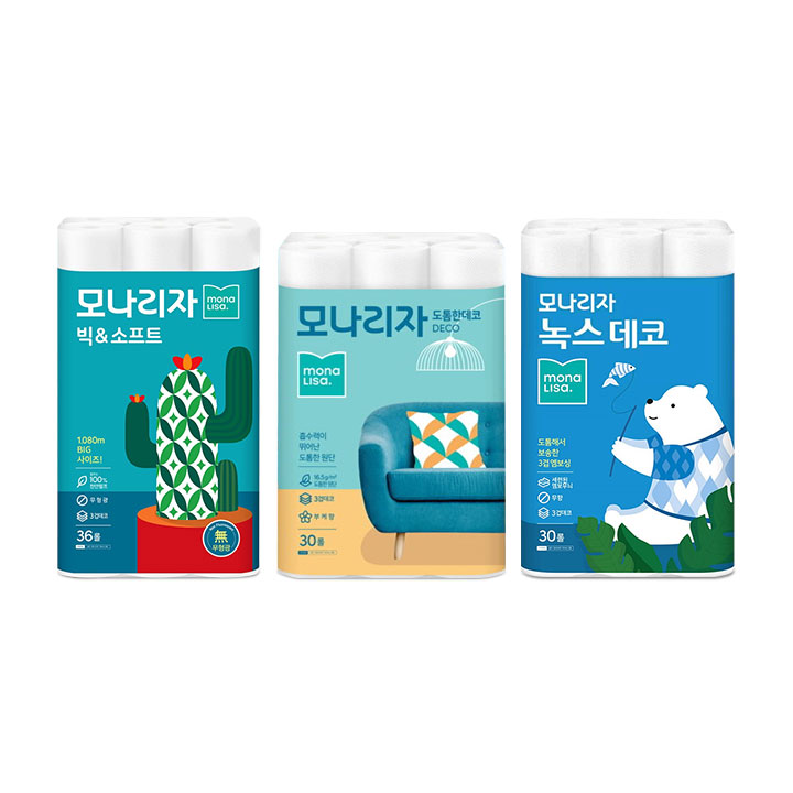 [쇼핑엔딜] 0522 모나리자 천연펄프 화장지