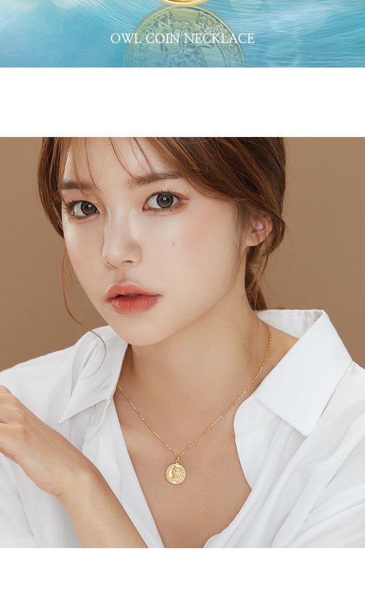 그래누14K 부엉이 코인 목걸이 세트 (총8종)
