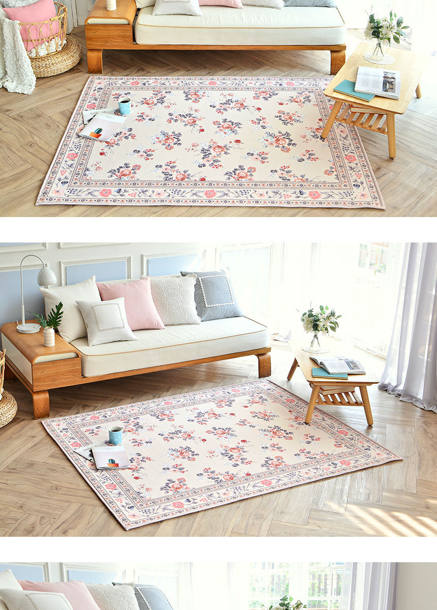 르헤브] 로즈 플라워 가든 DTP 카페트(110x150)