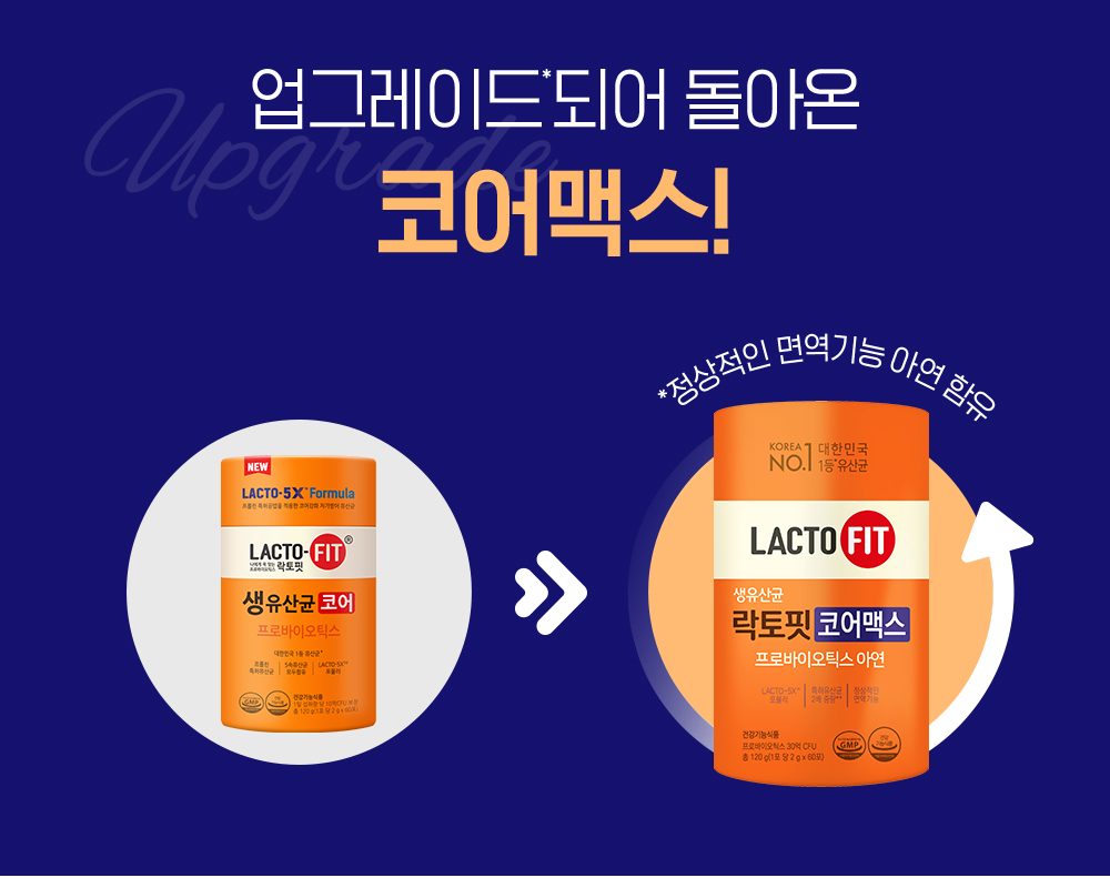 이번달 중 단하루]종근당건강 락토핏 생유산균 코어맥스 10통+30포