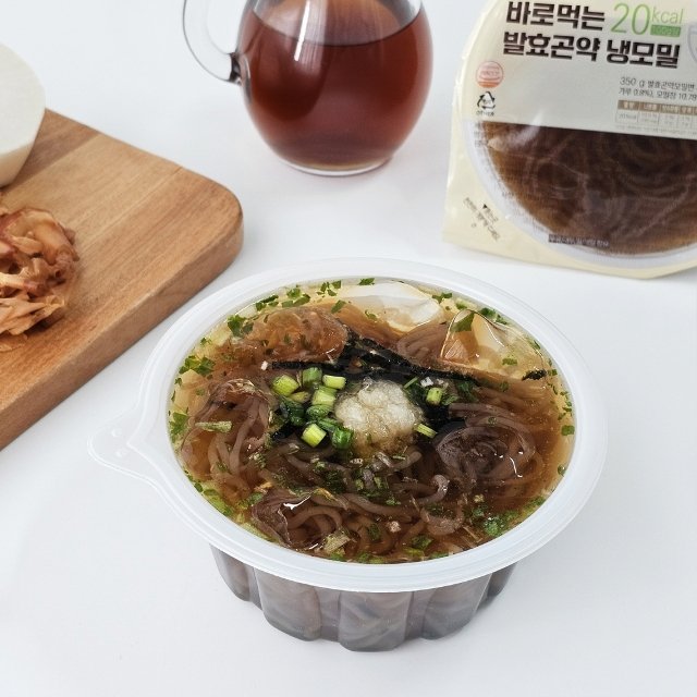 [빼빼곤약] 바로먹는 발효곤약 냉모밀 4개입