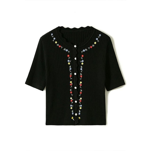 [헬리꽁땡]자수플라워가디건2종