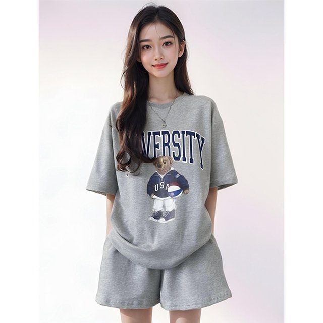 [비니브] 큐티 베어 상하세트 1+1