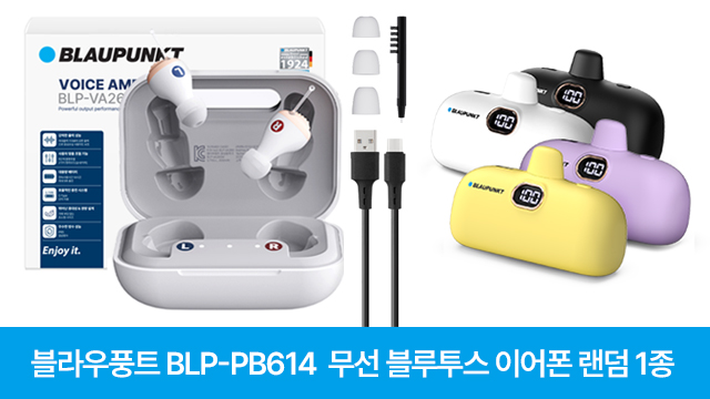 (50프로 세일) 블라우풍트 음성증폭기+ 보조배터리 증정