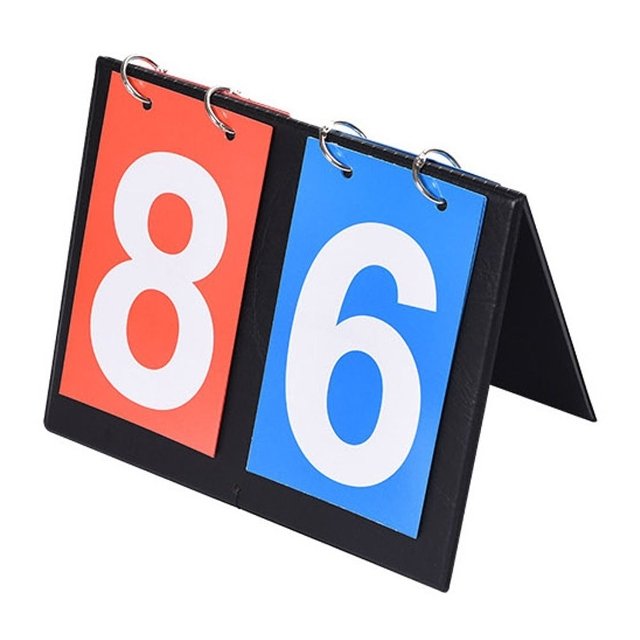 한자리 스코어보드 점수판 스포츠 축구 야구 경기 (WFGPO8F)