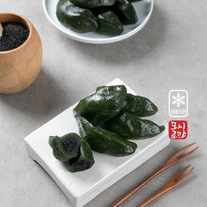 모시로만 모싯잎 동부생떡8봉 + 참깨생떡2봉 + 흑임자생떡2봉 (총 120개입)