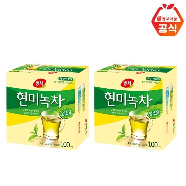 동서현미녹차(업소용)100Tx2개 동서현미녹차(업소용)100Tx2개