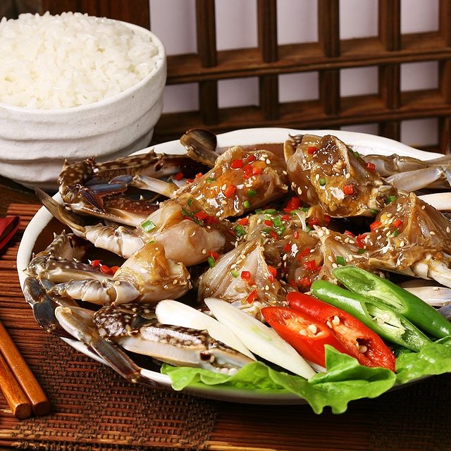 [밥도둑의 대명사!!] 햇 꽃게 알배기 간장게장 500g 4팩 + 양념게장 300g 4팩, 총 3.2kg 