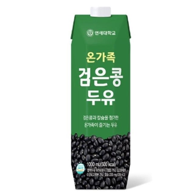 [연세대학교] 연세 검은콩 두유 1L 6입 대량 소량