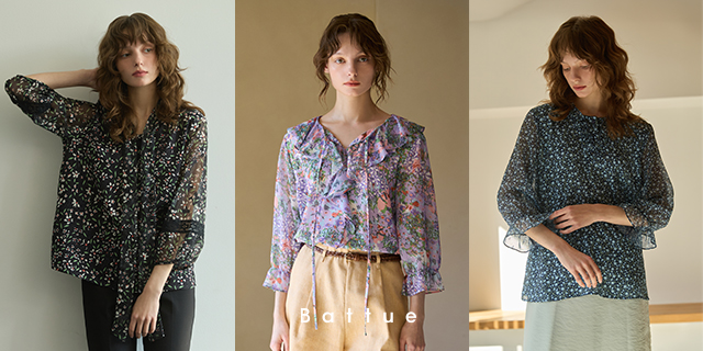 26SS 바띠 플라워 블라우스 3종