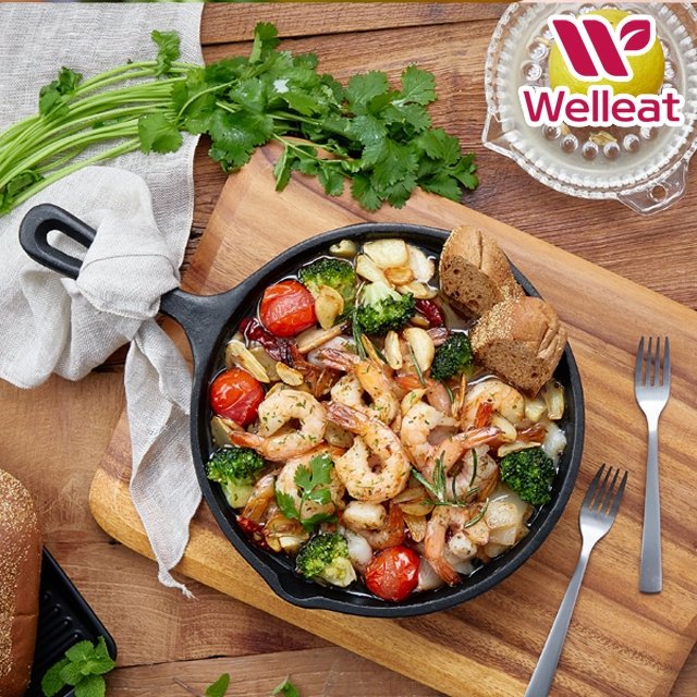 [웰리트]새우몽땅 감바스 알아히요 밀키트 (2인분)