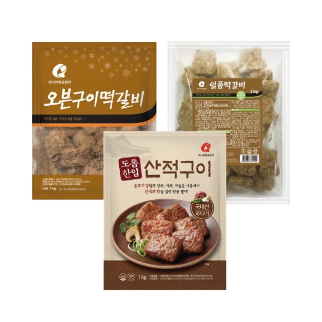 마니커] 오븐구이떡갈비1Kg*2Ea 외