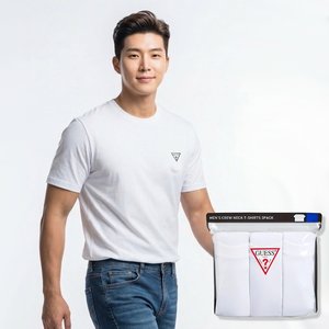 [코스트코] 게스 남성 크루 티셔츠 3매