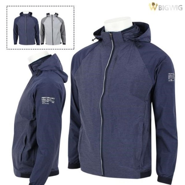 [더빅보스]PG 봄 여름 후드 바람막이 자켓 남성 고급 경량 점퍼 후드탈부착 아웃도어 등산복 빅_P301914986