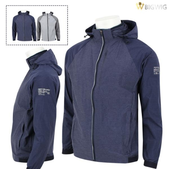 [더빅보스]PG 봄 여름 후드 바람막이 자켓 남성 고급 경량 점퍼 후드탈부착 아웃도어 등산복 빅_P301914986