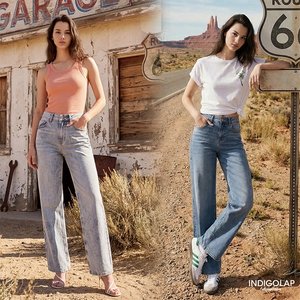 인디고랩 26SS 여성 썸머 릴렉스핏 데님 2종