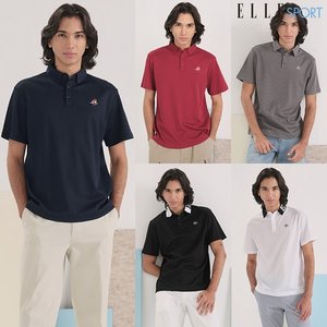 ELLE SPORT 남성 포인트 카라티5종