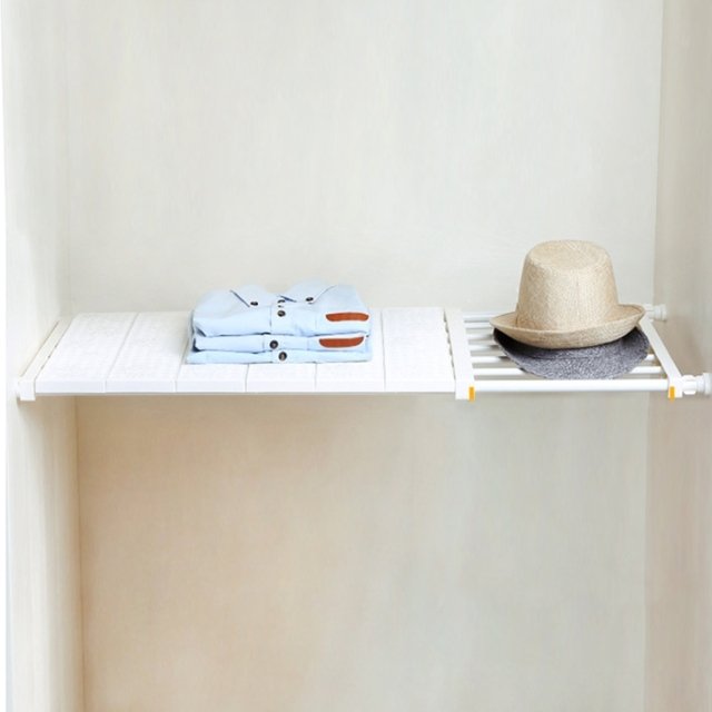 1.3M 두코 길이조절 압축선반 / 광폭 칸막이 옷장선반/1252381