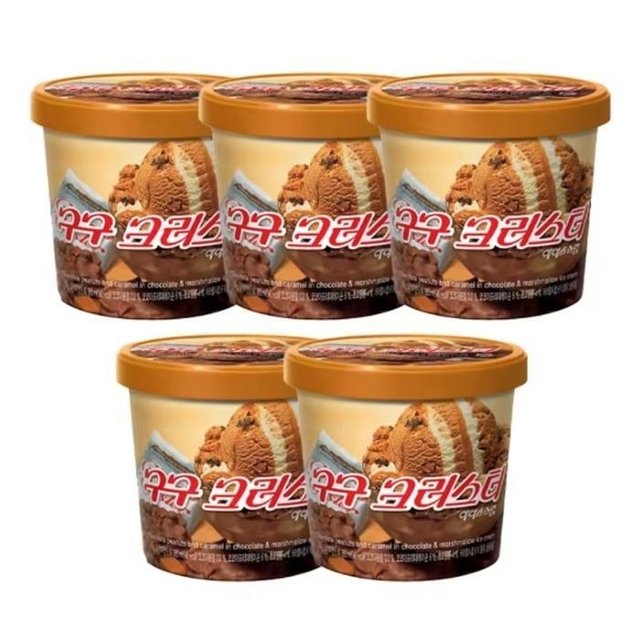 롯데웰푸드 구구 크러스트 홈 660ml x 5개