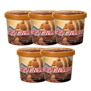롯데웰푸드 구구 크러스트 홈 660ml x 5개