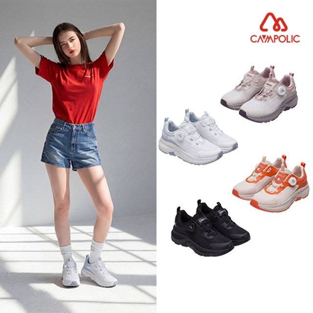 26SS [캠포릭] 여성 다이얼핏 메쉬 워킹화