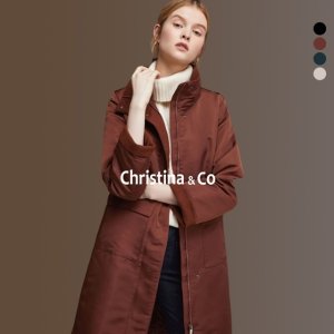 크리스티나앤코 여성 세미 오버 맥코트 