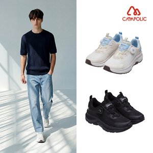 26SS [캠포릭] 남성 다이얼핏 메쉬 워킹화