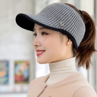 [루미루나]밴딩니트M모자2종(오렌지+그레이)