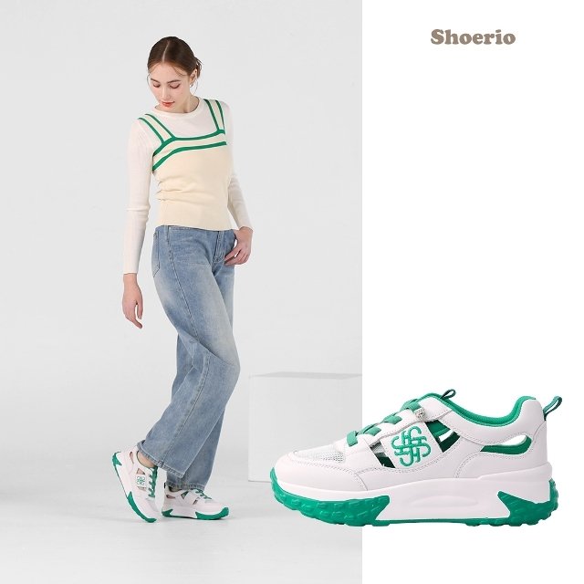 슈리오 아델라 메시 썸머 스니커즈 