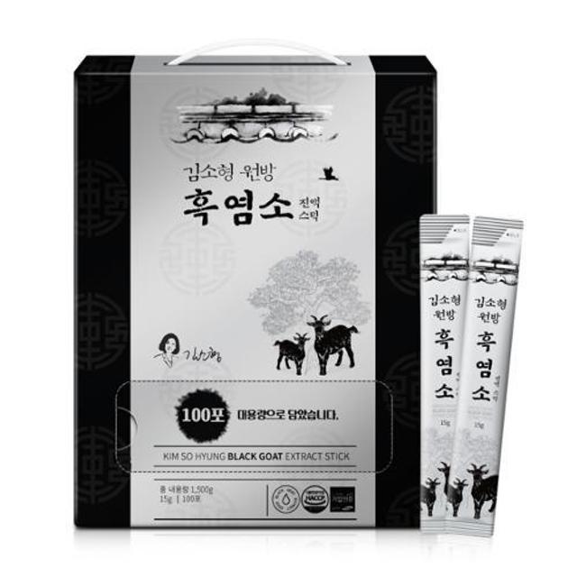 김소형 원방 흑염소 진액스틱 15g x 100포 쇼핑백 포함