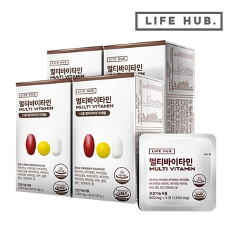 라이프허브 멀티바이타민 4세트(1500mg x 120포) 4개월분
