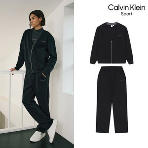 [Calvin Klein] 캘빈클라인 25FW 최신상! 에센셜 기모 셋업 2종, 남성(집업+팬츠)