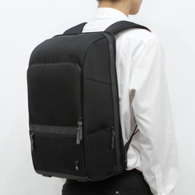패션 USB 충전 가방 블랙 백팩 인기 노트북 책가방 (WFG0TUS)