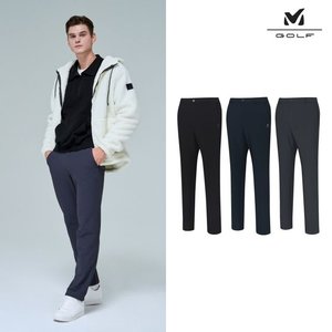 [프리미엄] 밀레골프 25FW 트리코트 하이스트레치 기모본딩 팬츠 3종, 남성