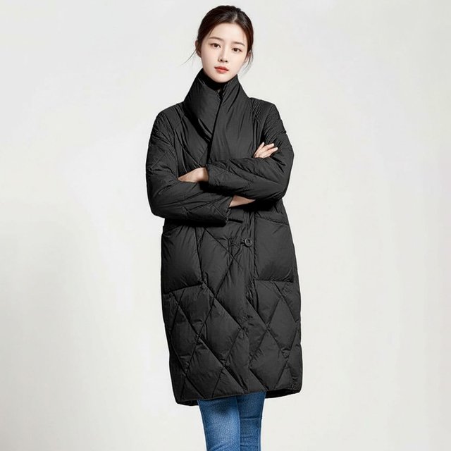 [플로레센스] 퀼팅 터틀 롱패딩+목도리 (2종)