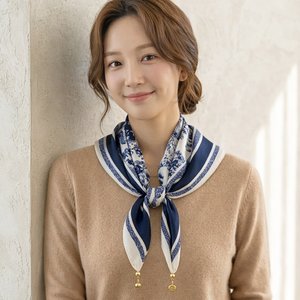 [4+4] 르뮤즈 원터치 마그네틱 자석 쁘띠 스카프 8종세트