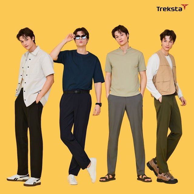 트렉스타스포츠 26SS 초특가! 에어 라이트 팬츠 4종+벨트 1종, 남성