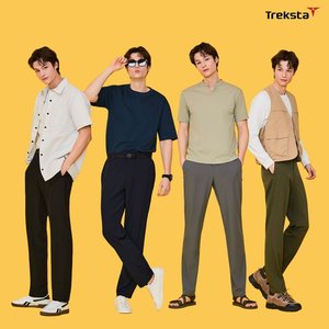 트렉스타스포츠 26SS 초특가! 에어 라이트 팬츠 4종+벨트 1종, 남성