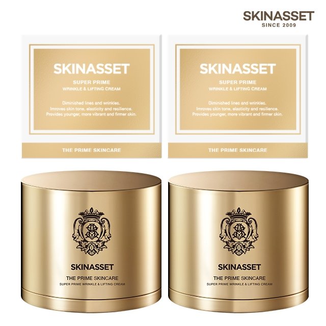 스킨에셋 슈퍼프라임 링클 앤 리프팅 크림 50g*2개
