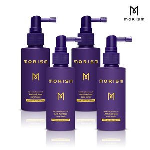 모리즘 스칼프 헤어 토닉 80ml x 4통/ 탈모완화 에센스 탈모 토닉 세럼 탈모 영양
