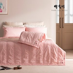 [K+K]박술녀 양모 순면 피그먼트 차렵세트