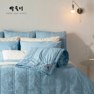 [K+K]박술녀 양모 순면 피그먼트 차렵세트
