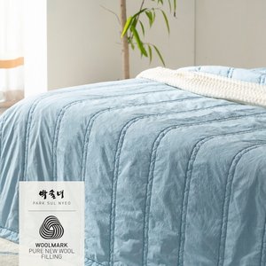 박술녀 양모 순면 피그먼트 차렵 킹 세트