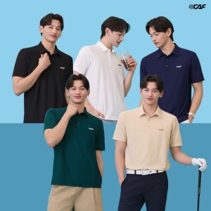 [MD강력추천] 르까프 25SS 최신상! 냉감 반팔 카라 티셔츠 5종, 남성