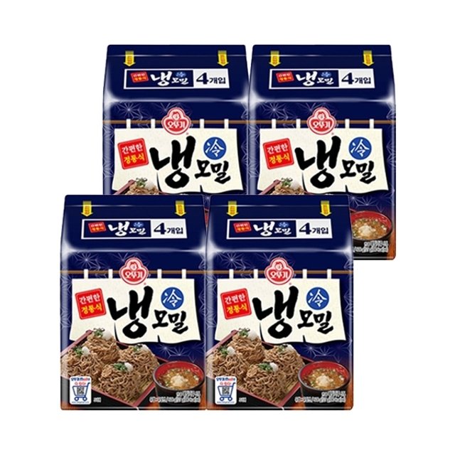 오뚜기 냉모밀 4입 x 4개/총16입