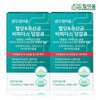 드림이음 혈당 유산균 비피더스 당장큐 BGN4 AD011 혈당 장건강 케어 관리 프로바이오틱스 유산균 2개월분