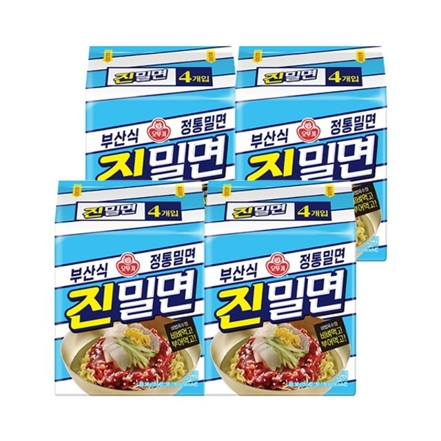 오뚜기 진밀면 4입 x 4개/총16입