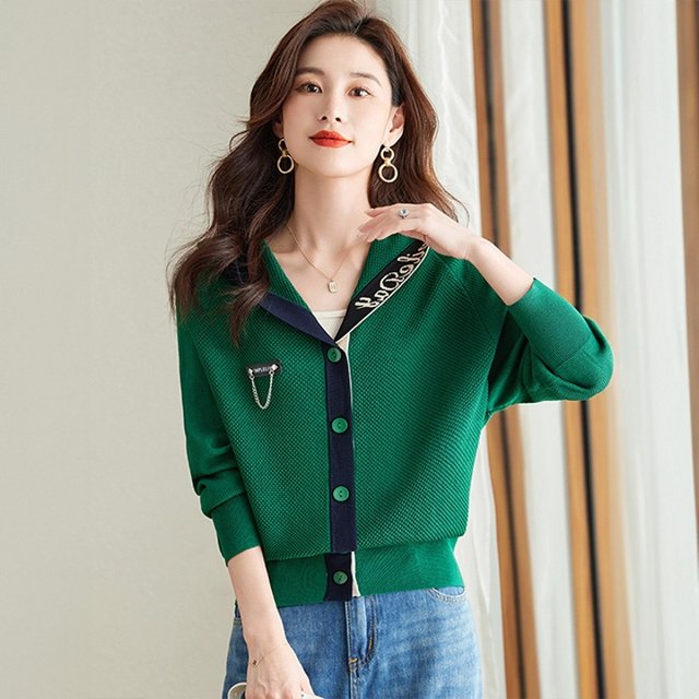 [헬리꽁땡]이니셜카라가디건2종