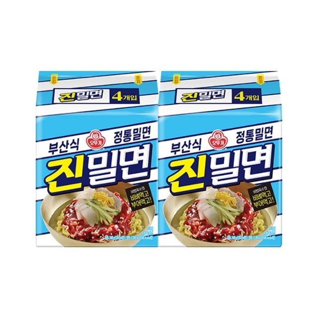 오뚜기 진밀면 4입 x 2개/총8입